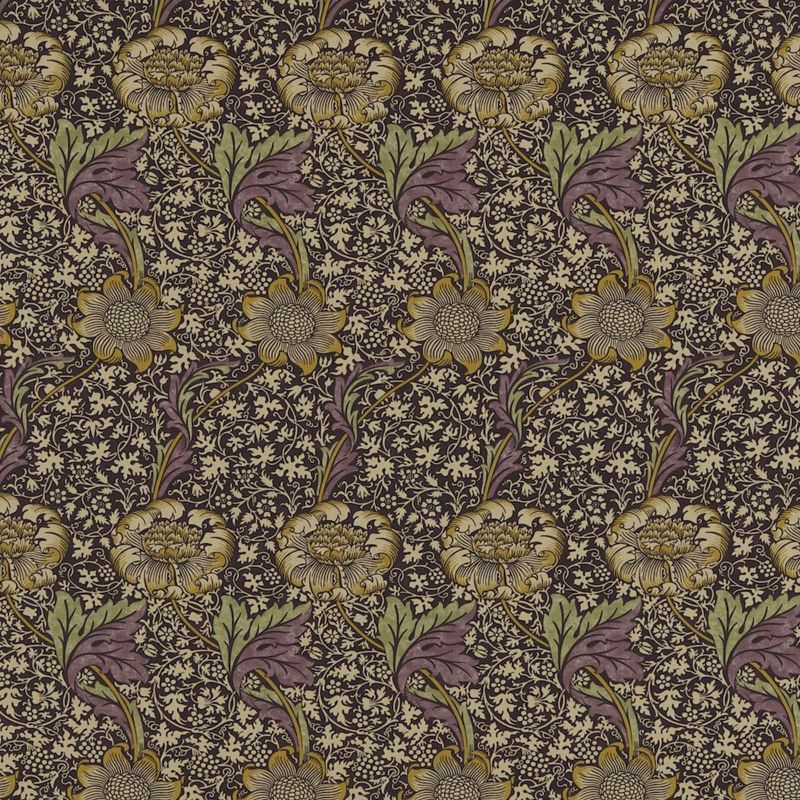 Kennet Fabric Grape/Gold