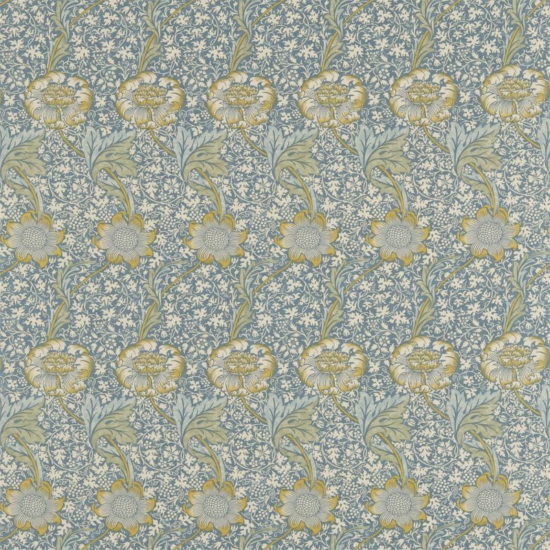 Kennet Fabric Sea Blue/Lichen