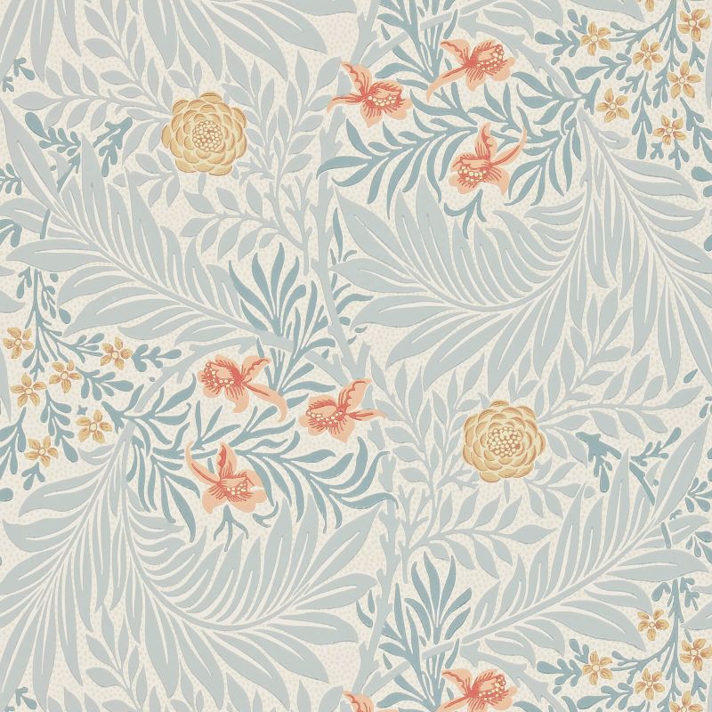 Larkspur Wallpaper Slate/Russet