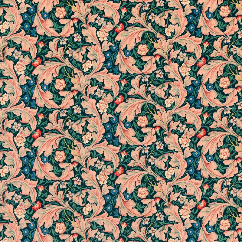 Leicester Velvet Fabric Cosmo Pink/Indigo