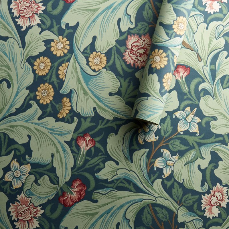 Leicester Wallpaper Woad/Sage