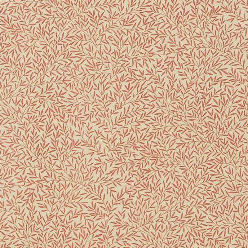 Lily Leaf Fabric Red