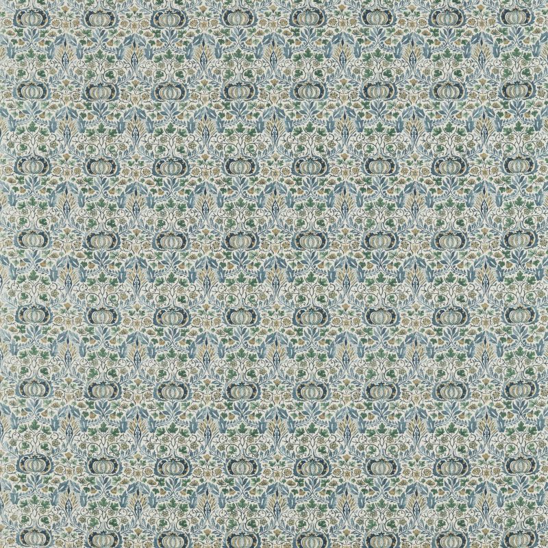 Little Chintz Fabric Blue/Fennel