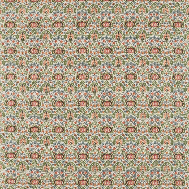Little Chintz Fabric Olive/Ochre