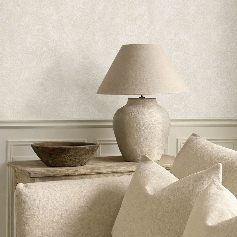 Mallow Wallpaper Cream Ivory