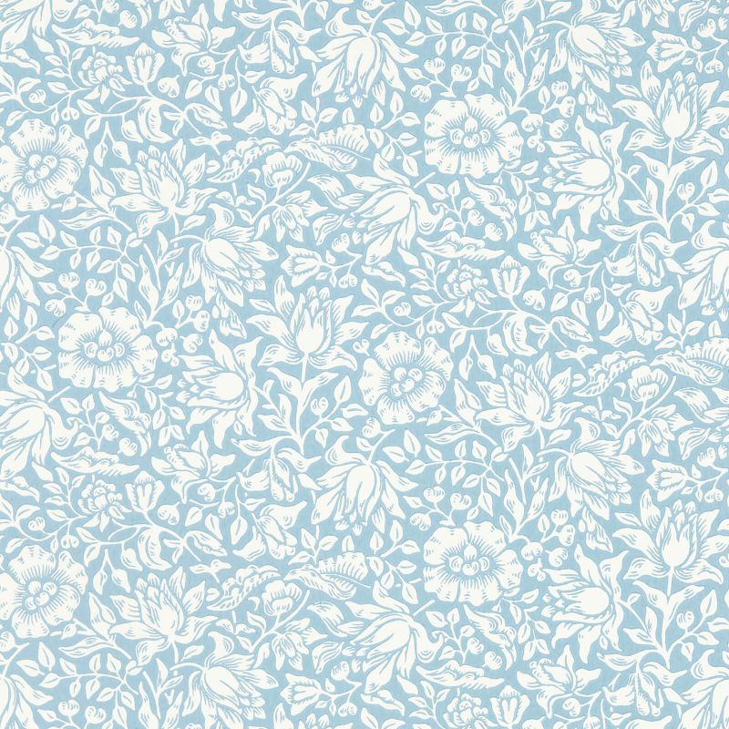 Mallow Wallpaper Powder Blue