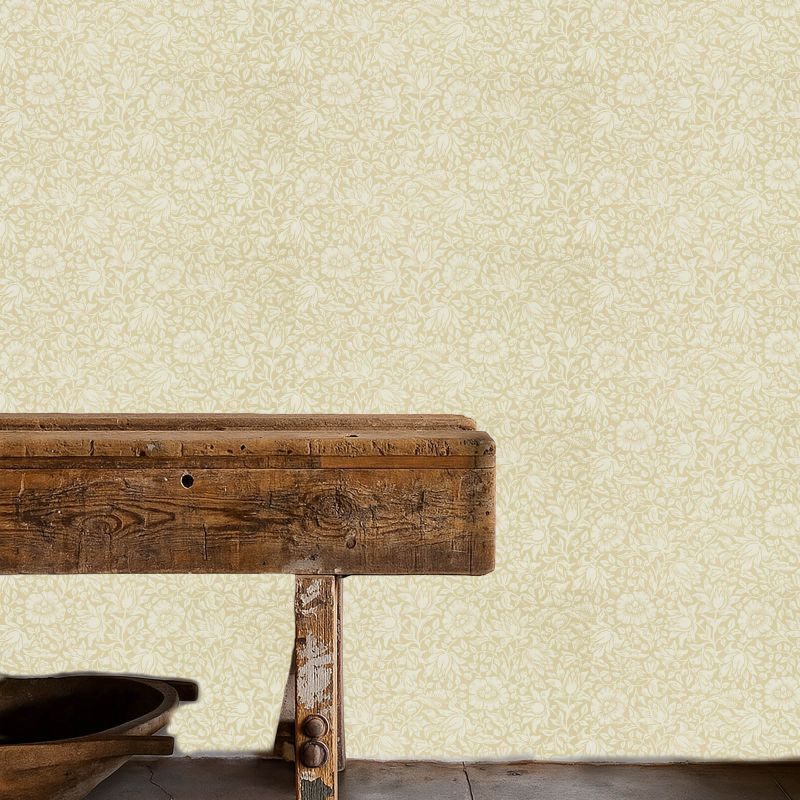 Mallow Wallpaper Soft Gold