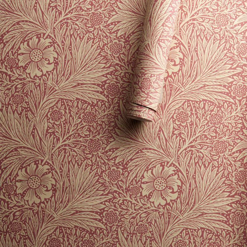 Marigold Wallpaper Brick/Manilla