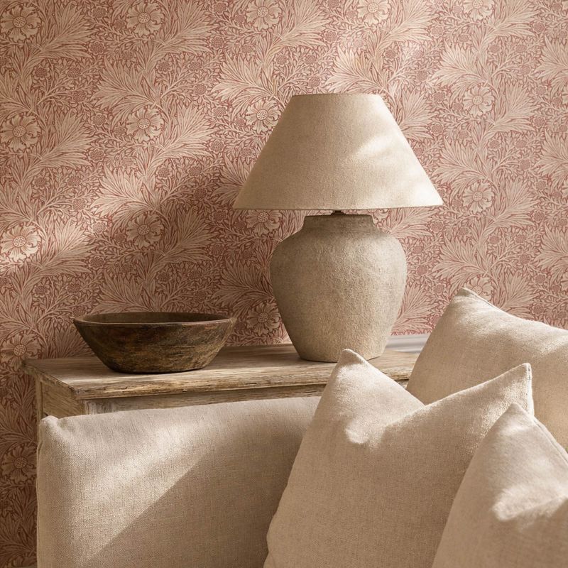 Marigold Wallpaper Brick/Manilla