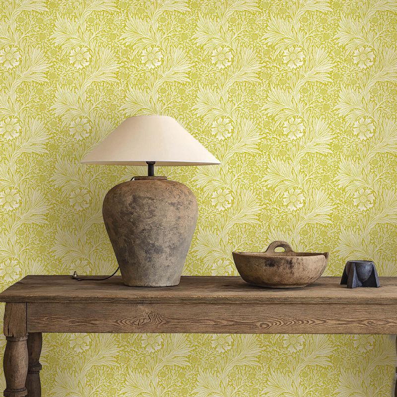 Marigold Wallpaper Chartreuse