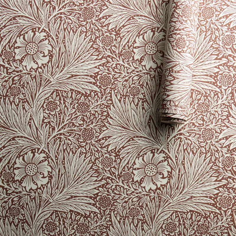 Marigold Wallpaper Chocolate/Cream