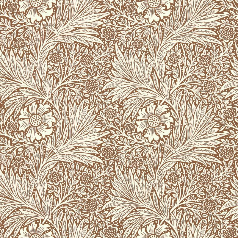 Marigold Wallpaper Chocolate/Cream