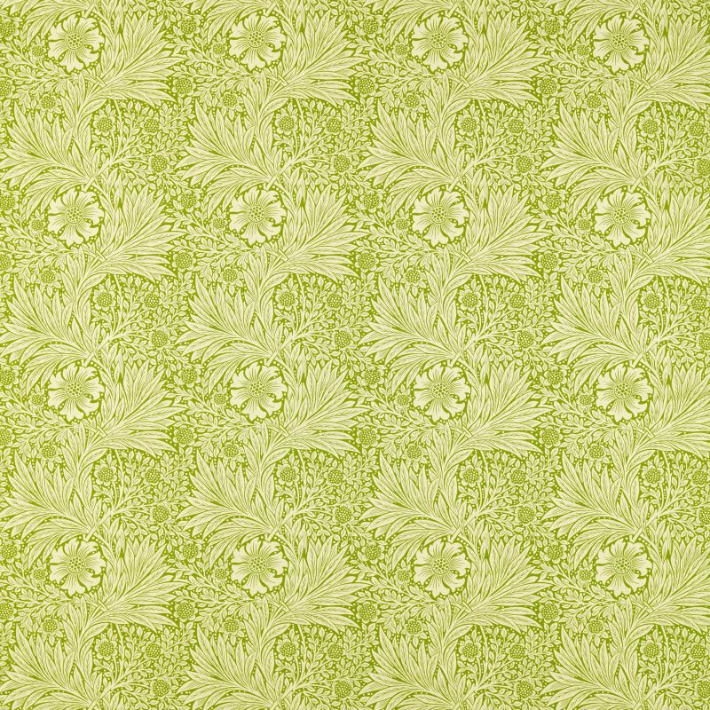 Marigold Fabric Cream/Sap Green