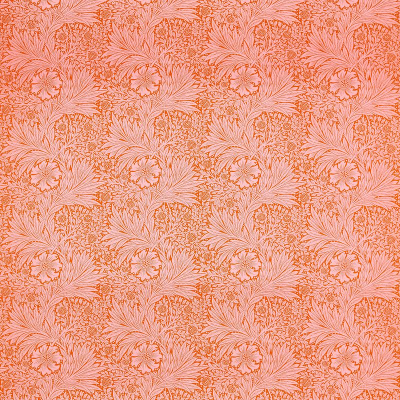 Marigold Fabric Orange/Pink