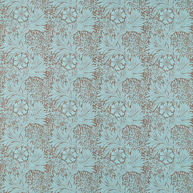 Marigold Fabric Sky/Chocolate