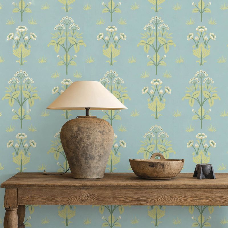 Meadow Sweet Wallpaper Mineral Blue
