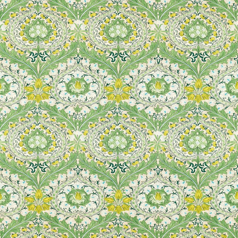 Merton Fabric Leaf Green/Sky
