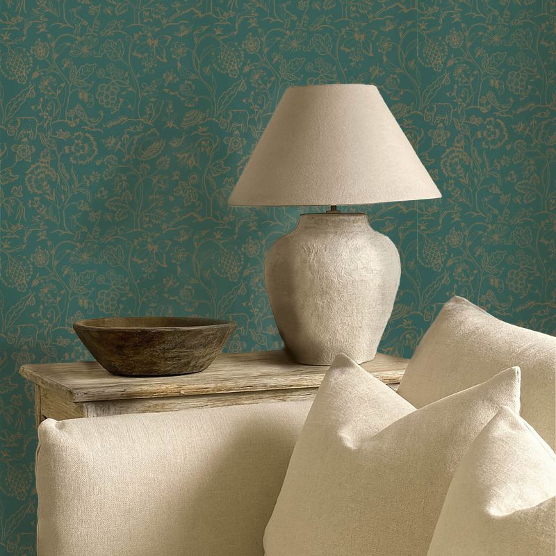 Middlemore Wallpaper Moss Gold