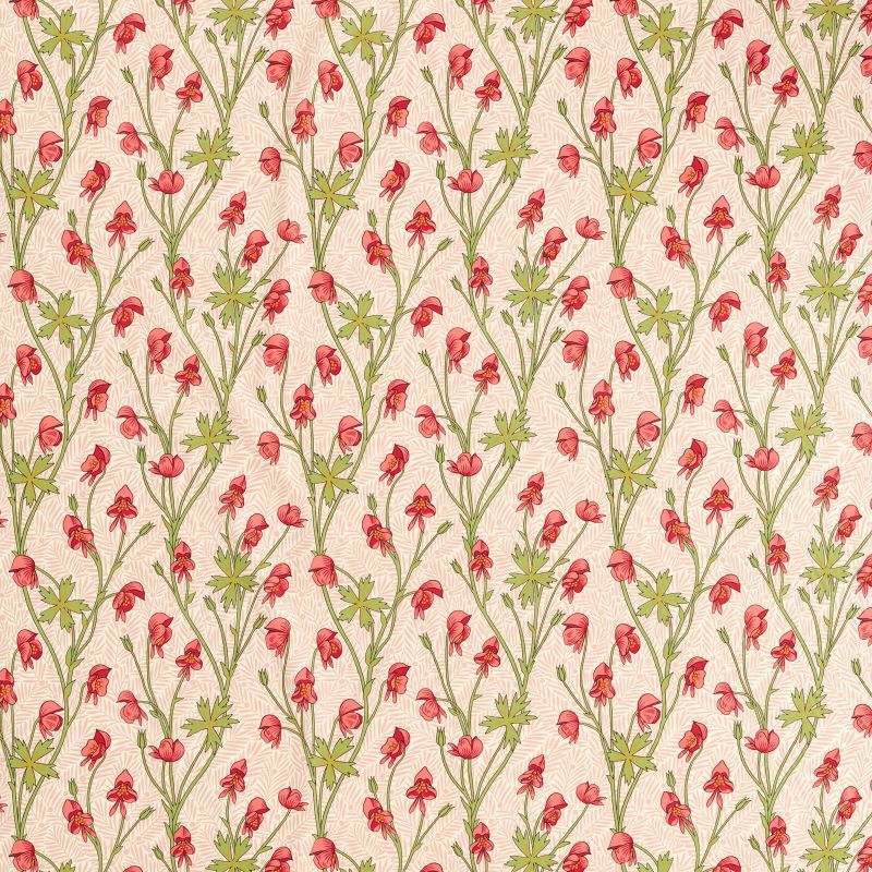 Monkshood Fabric Rhubarb