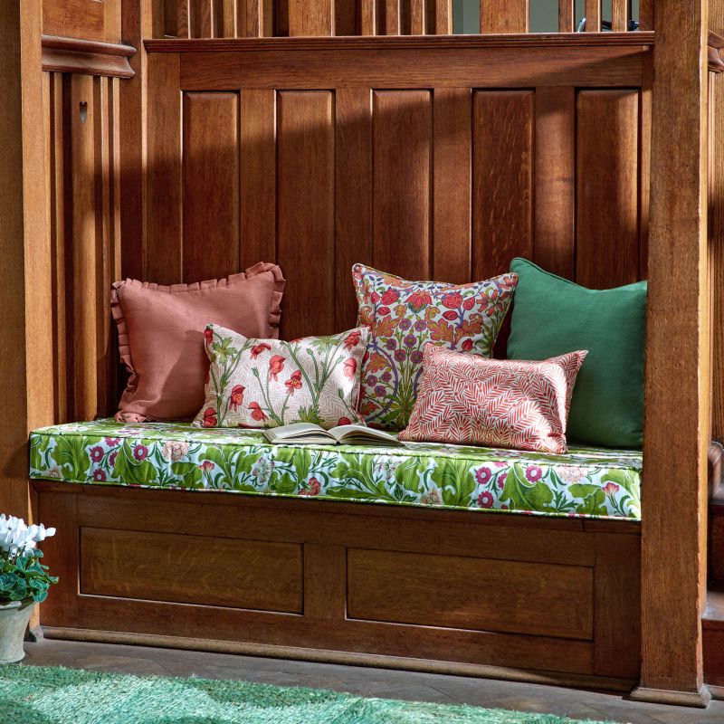 Monkshood Fabric Rhubarb