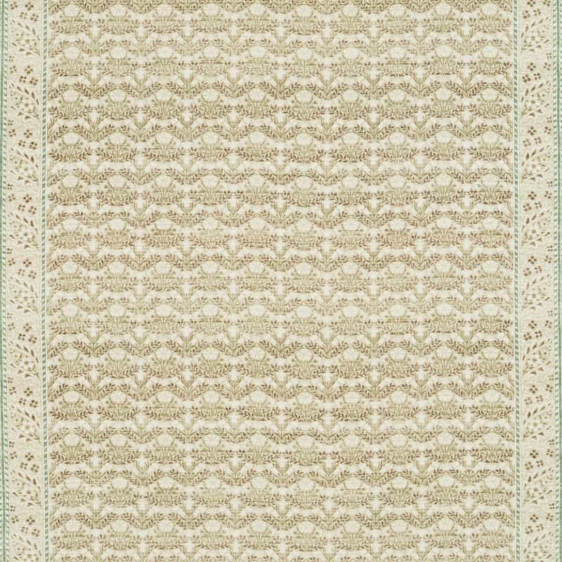 Morris Bellflowers Fabric Fennel/Grey