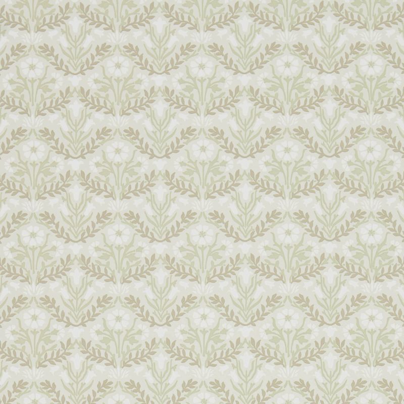 Morris Bellflowers Wallpaper Manilla/Olive