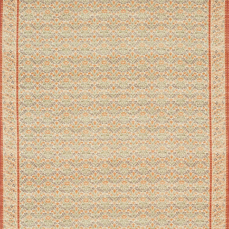 Morris Bellflowers Fabric Saffron/Olive