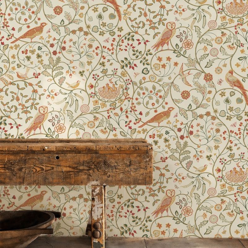 Newill Wallpaper Ivory Sage