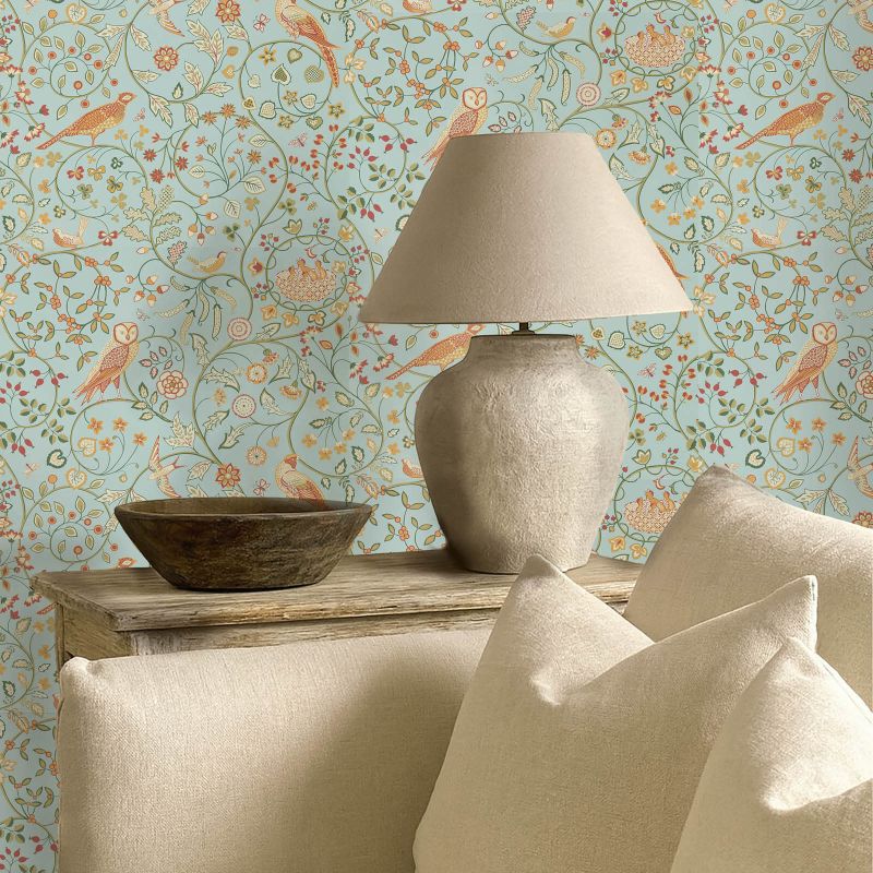 Newill Wallpaper Peppermint Russet