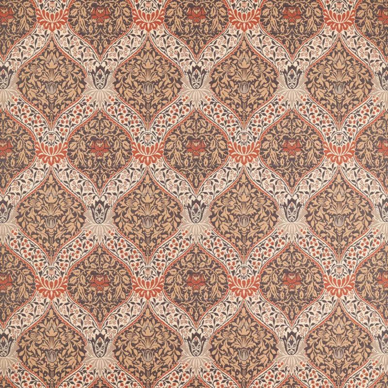 Norbury Weave Fabric Tobacco/Russet