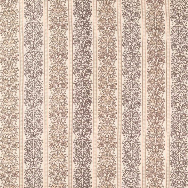 Oak & Blossom Weave Fabric Chestnut