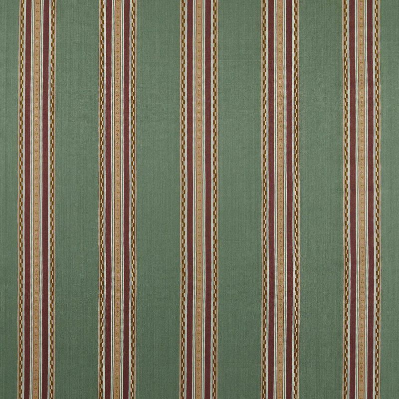 Pimlico Stripe Fabric Teal/Mulberry