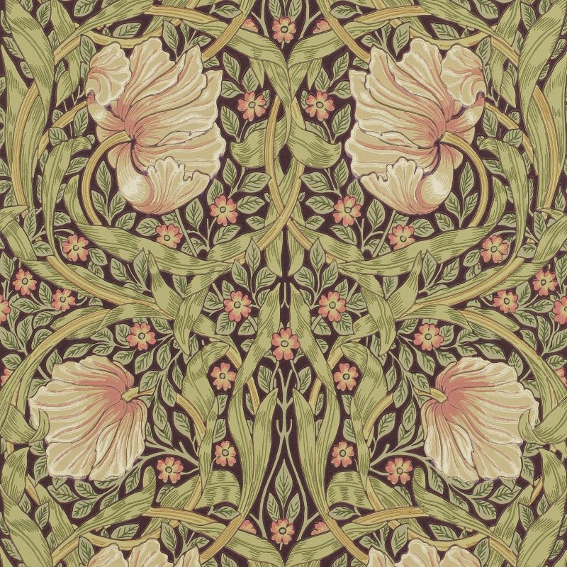 Pimpernel Wallpaper Bullrush/Russet