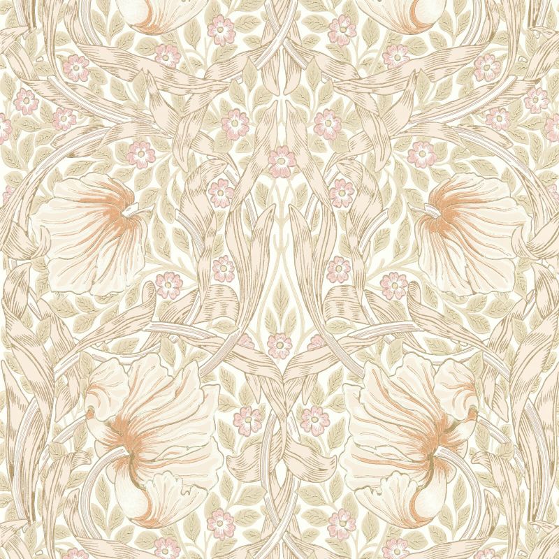 Pimpernel Wallpaper Cochineal Pink