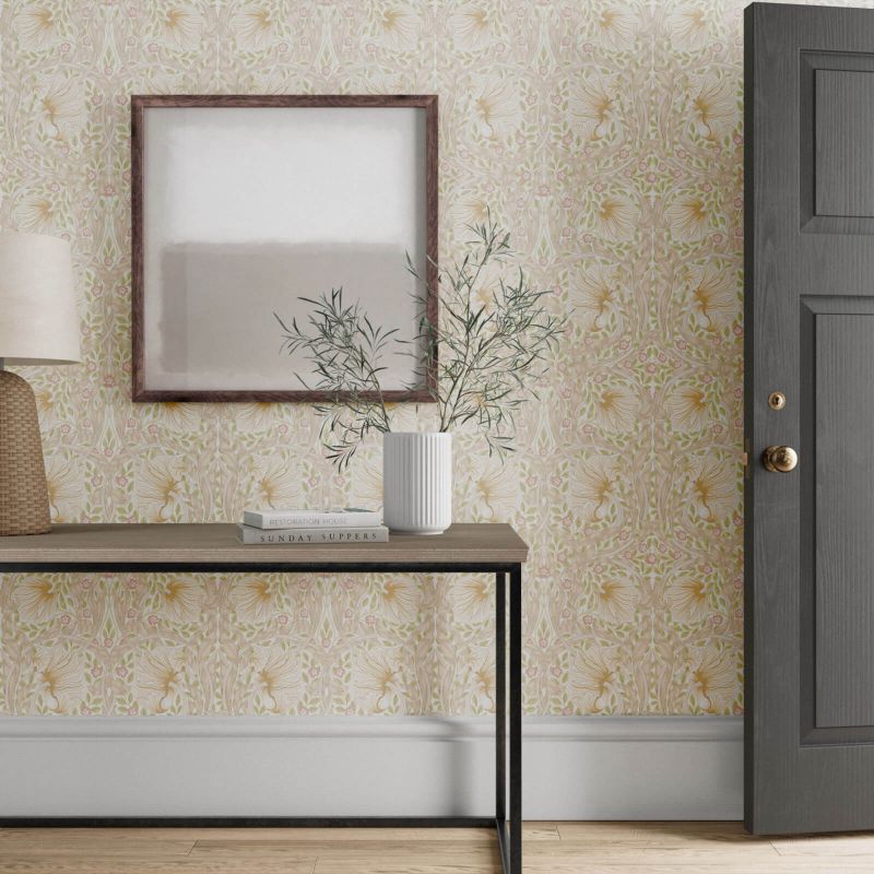 Pimpernel Wallpaper Cochineal Pink