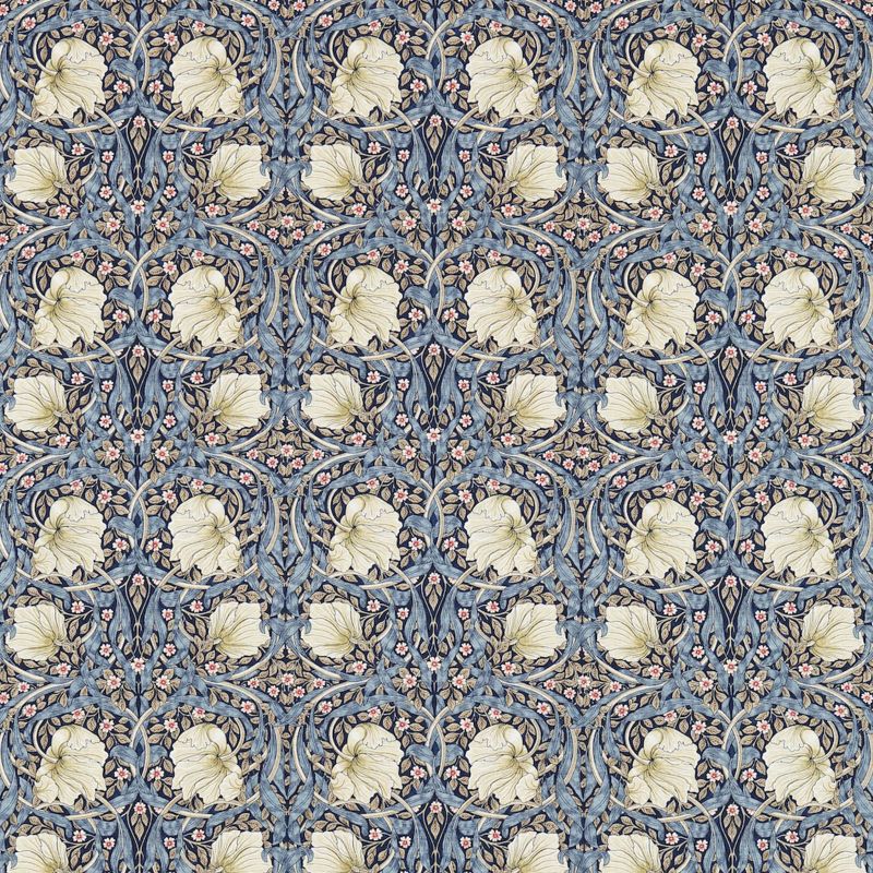 Pimpernel Fabric Indigo/Hemp