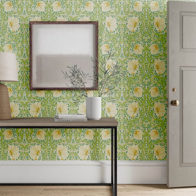 Pimpernel Wallpaper Weld/Leaf Green