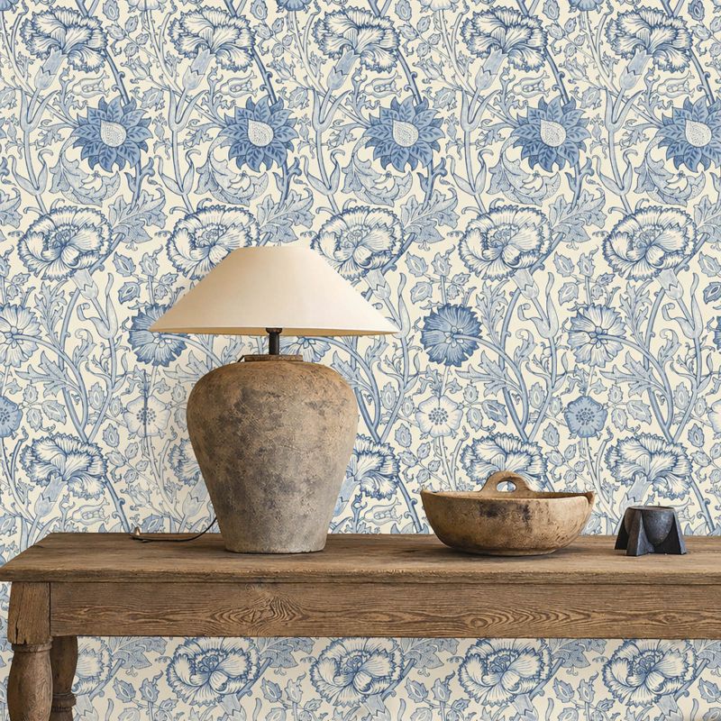 Pink & Rose Wallpaper Indigo
