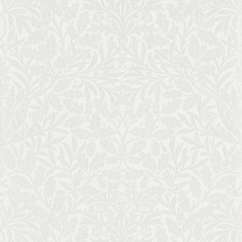 Pure Acorn Wallpaper Chalk/Silver