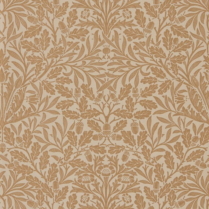 Pure Acorn Wallpaper Gilver/Copper