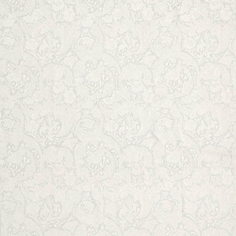 Pure Bachelors Button Embroidery Fabric Grey Blue