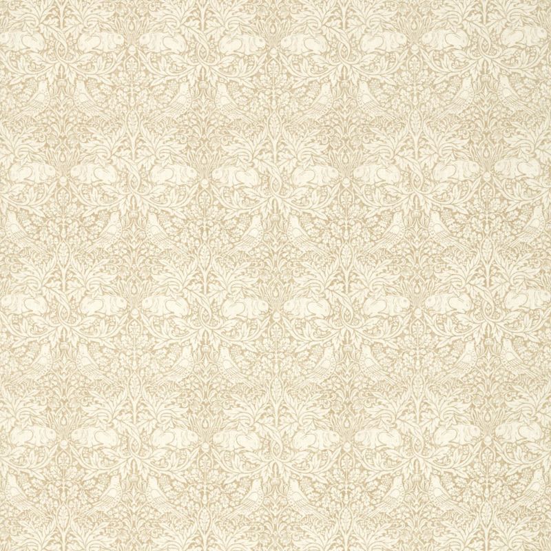 Pure Brer Rabbit Print Fabric Flax