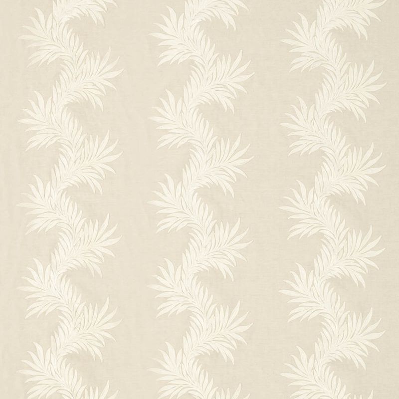 Pure Marigold Trail Embroidery Fabric Linen