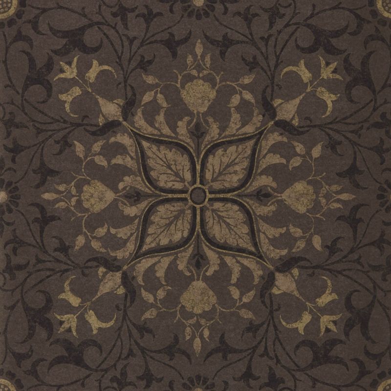 Pure Net Ceiling Wallpaper Charcoal/Gold