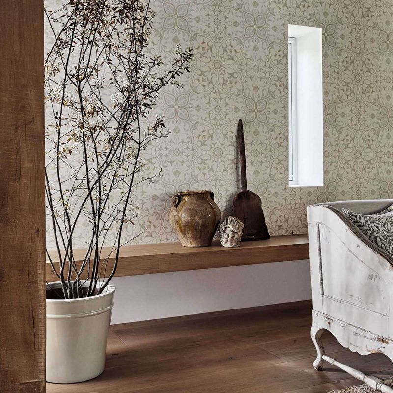 Pure Net Ceiling Wallpaper Cream/Eggshell