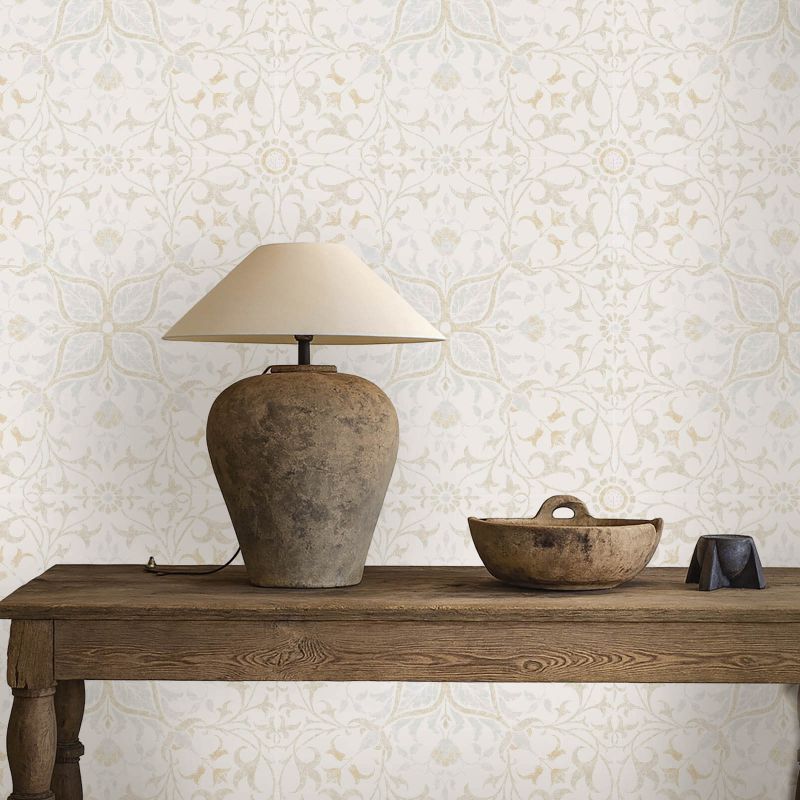 Pure Net Ceiling Wallpaper Cream/Eggshell