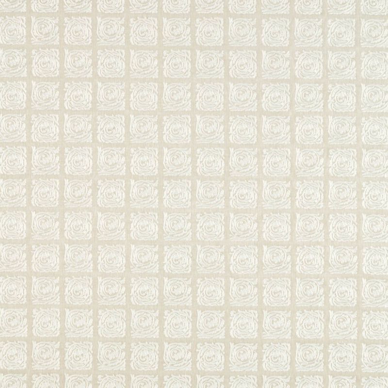 Pure Scroll Embroidery Fabric Linen