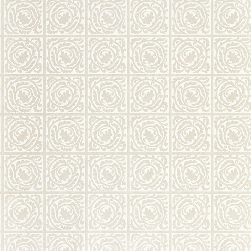 Pure Scroll Wallpaper White Clover