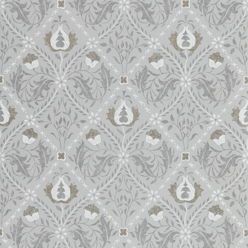 Pure Trellis Wallpaper Lightish Grey