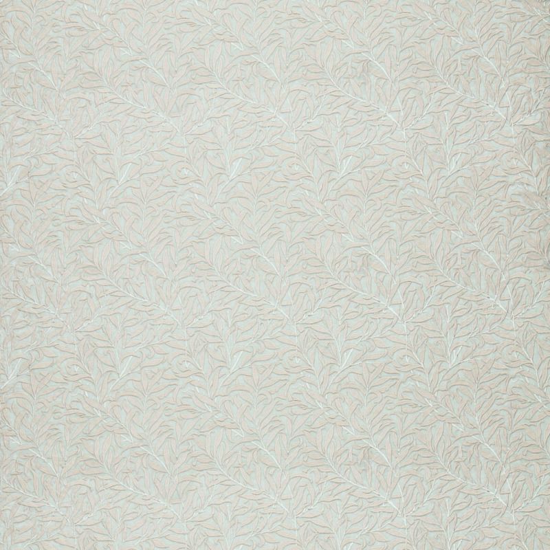 Pure Willow Boughs Embroidery Fabric Wild Mint